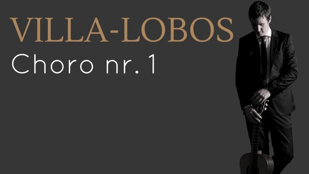classical guitarist Sam Desmet performing Villa-Lobos