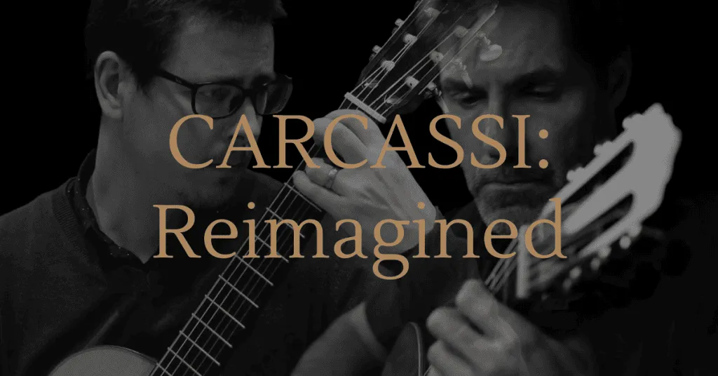 Elegant guitarist duo performing, showcasing classical and contemporary styles for music enthusiasts.