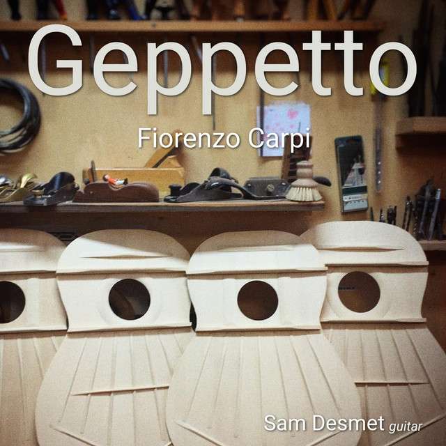 Geppetto single cover — Fiorenzo Carpi arr. Lorenzo Micheli, Sam Desmet